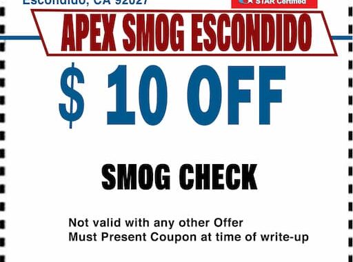 Smog Check Coupon Escondido
