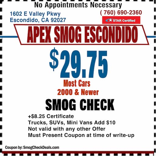 Smog Check Coupon